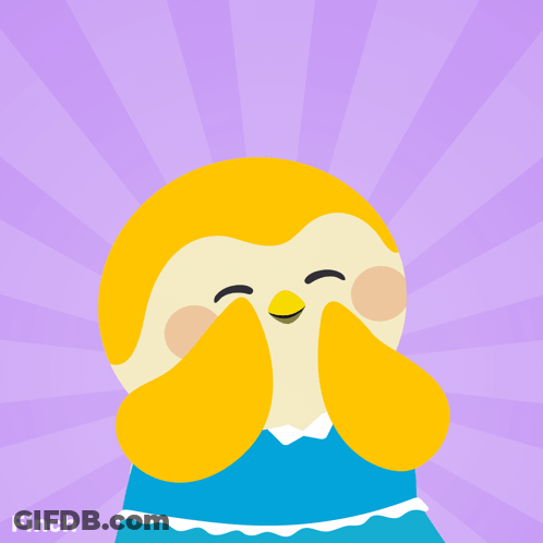 Bird Cartoon Saying Yaaassss GIF