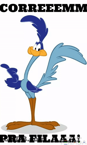 Bird Correeeemm Pra Filaaa GIF