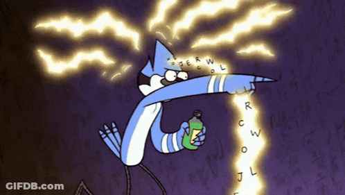 Bird Holding Green RCW Bottle GIF