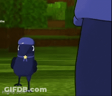 Bird In Blue Hat Says I'm A Bird GIF