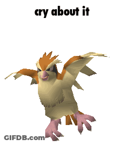 Bird Saying Cry About It GIF