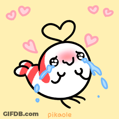 Bird With Heart On Head Pikaole GIF