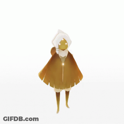 Bird With White Hood GIF