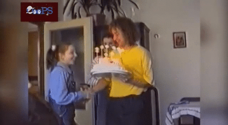 Birthday Boy Hair On Fire GIF