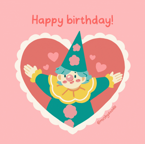 Birthday Brother Happy Clown Greets Meme GIF