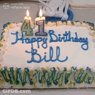 Birthday Cake For Bill GIF
