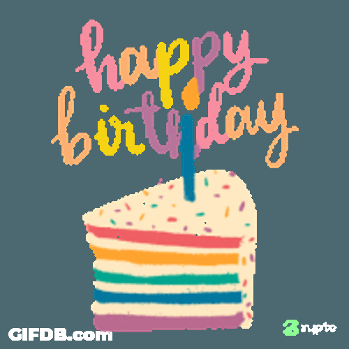 Birthday Cake Sticker GIF