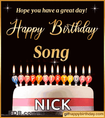 Birthday Cake With Candles GIF