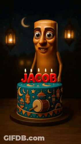 Birthday Cake With Jacob GIF