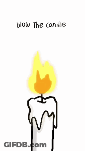 Birthday Cake With Strawberries And Candle Saying Happy Birthday GIF