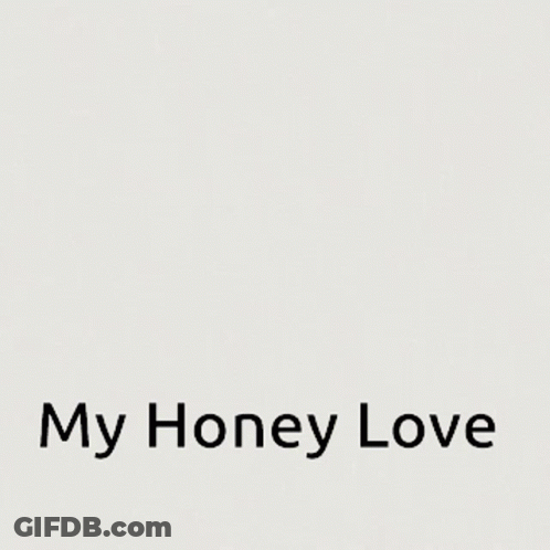 Birthday Card For Honey Love With Hearts GIF