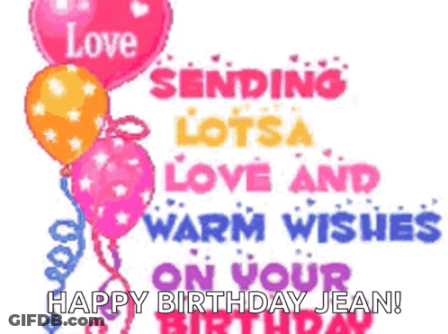 Birthday Card For Princess Marley With Cake And Balloons GIF