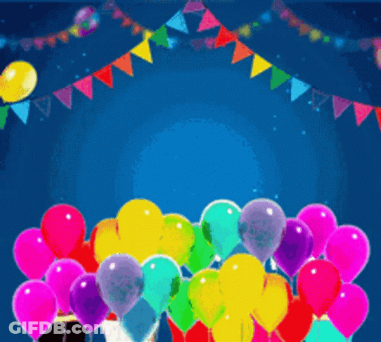 Birthday Card Party Enjoy Special Day GIF