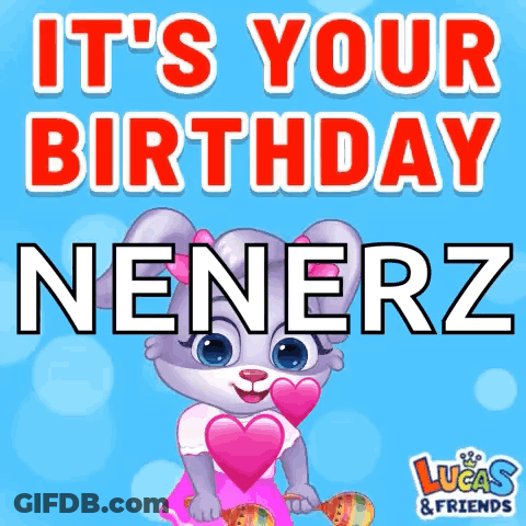 Birthday Card With Butterflies And Pink Flowers GIF