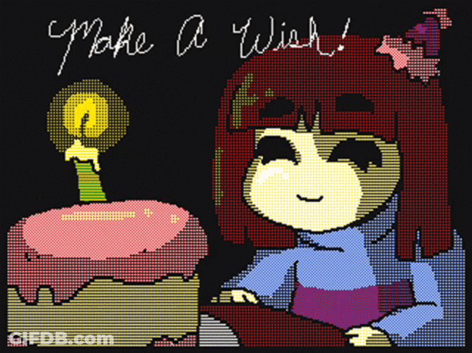 Birthday Celebrant Make A Wish Phrasing GIF