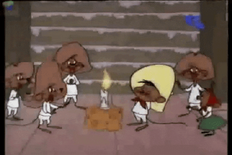 Birthday Celebration Of Speedy Gonzales GIF