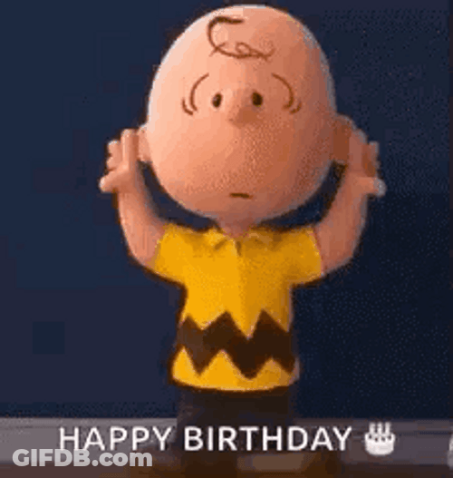 Birthday Dance Charlie Brown Peanuts Grooving GIF