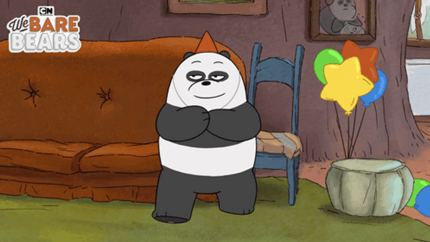 Birthday Dancing Panda We Bare Bears GIF