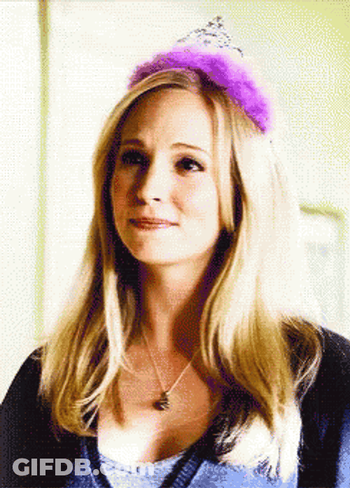 Birthday Girl Caroline Forbes GIF