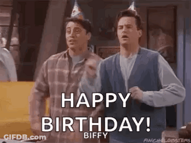 Birthday Meme Friends GIF