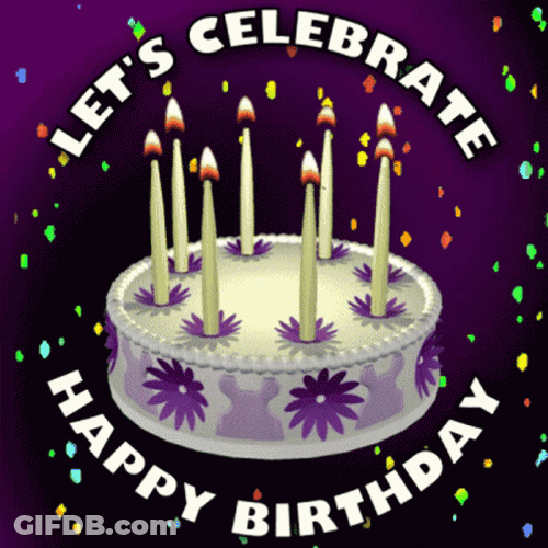 Birthday Party Let's Celebrate GIF