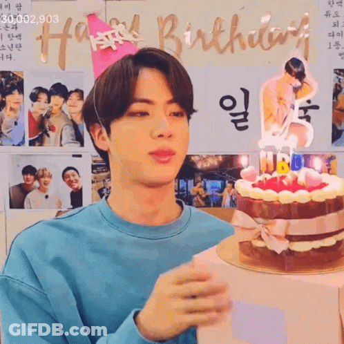 Birthday Seokjin GIF