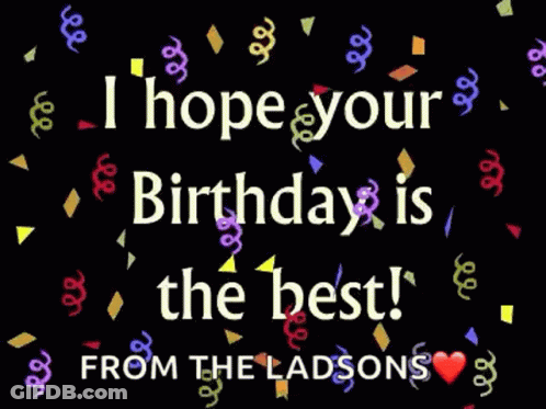 Birthday Wish From Ladsons GIF