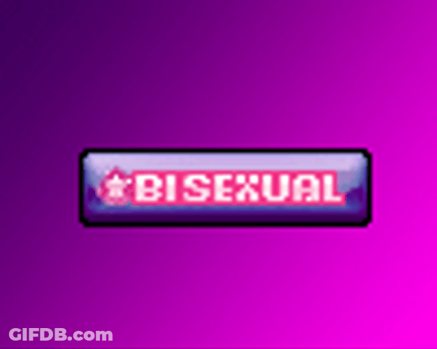 Bisexual Button Pride Month GIF