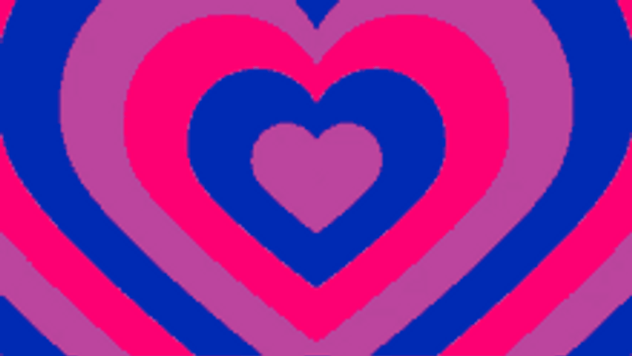 Bisexual Heart Pride Month GIF