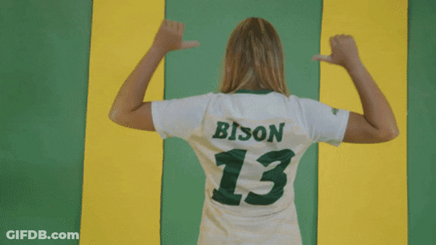 Bison Player Jersey Number Thirteen GIF