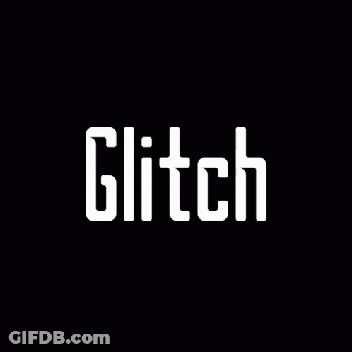 Bitch Glitch Effect GIF