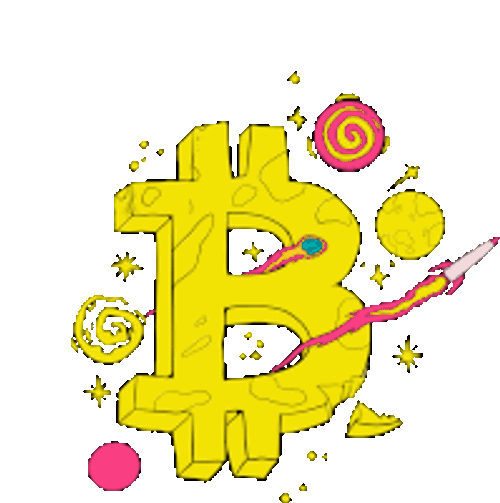 Bitcoin Blockchain Sticker GIF
