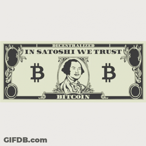 Bitcoin Money In Satoshi We Trust GIF