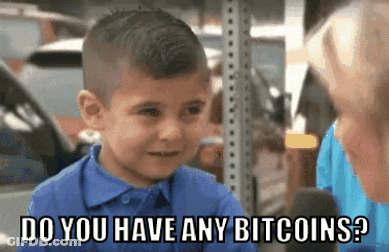 Bitcoins Kid Laughing Crying GIF