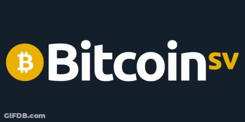 Bitcoinsv Logo With Yellow Coin GIF