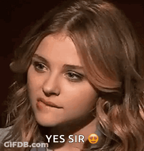 Biting Lip Chloe Grace Moretz GIF