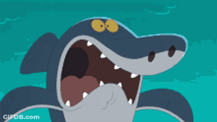 Biting Nails Oops Walk Away Zig And Sharko GIF