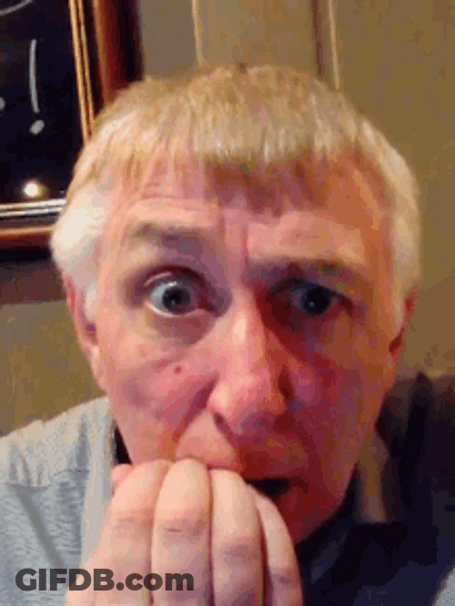 Biting Nails Scared Watching Waiting Man GIF