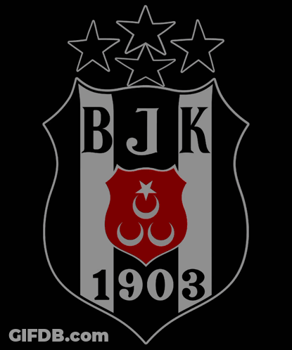 BJK 1903 Black And White Logo With Lightning Bolt GIF