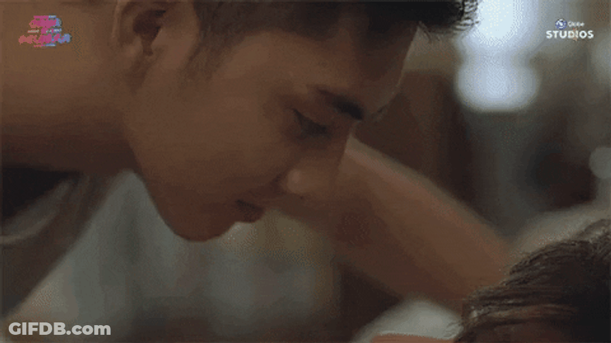Bl Couple Rubbing Nose GIF