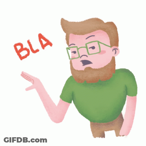 Bla Bla Not Listening GIF