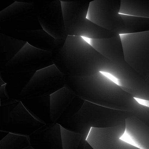 Black 3D Loop Glow GIF