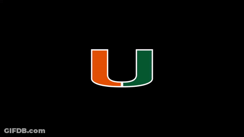 Black And Orange Touchdown Sign GIF
