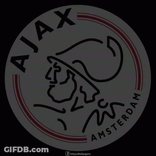 Black And Red Ajax Logo Voor Wie Jij Bent Boeit Me Niet GIF