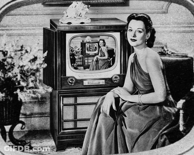 Black And White American Television GIF