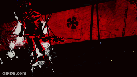 Black And White Anime Character Holding Black Sword GIF