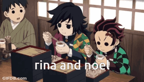 Black And White Anime Character With Red Eyes And Earrings GIF