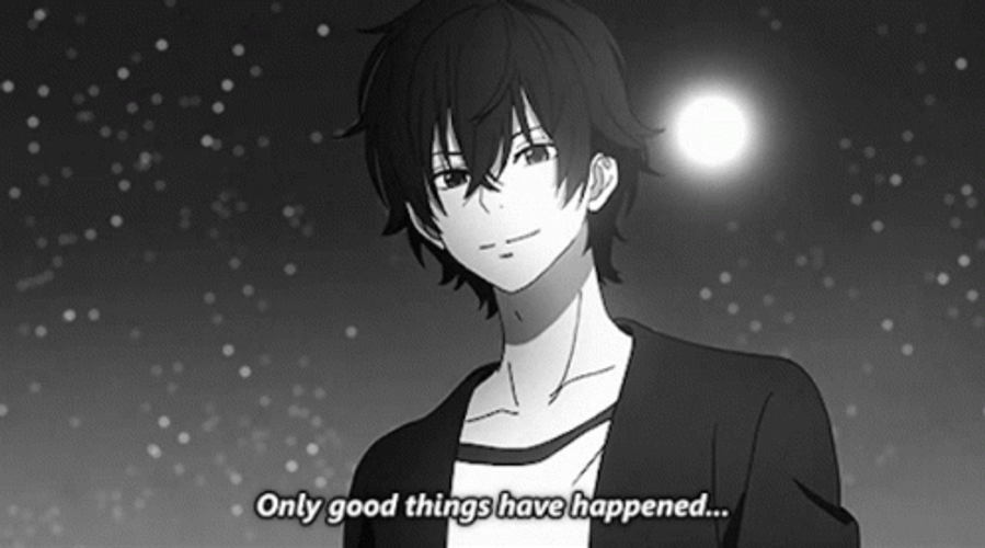 Black And White Anime Haru Shizuku My Little Monster GIF