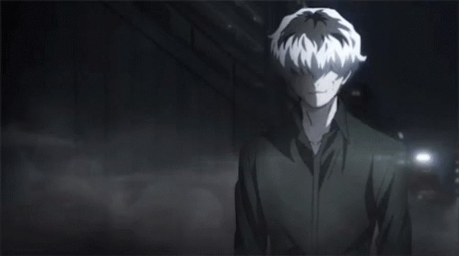 Black And White Anime Kaneki Tokyo Ghoul GIF
