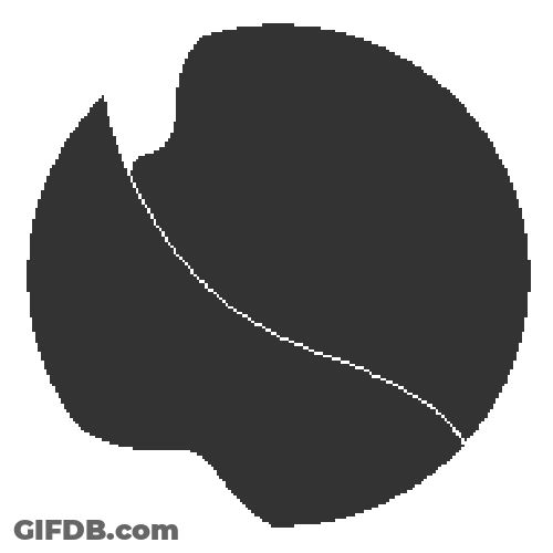 Black And White Anime Loop GIF